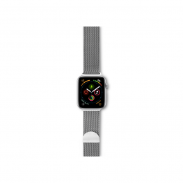 Milánský řemínek pro Apple Watch 42/44/45/49 mm Epico - stříbrný