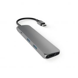 USB-C Hub adaptér Satechi Slim - vesmírně šedý