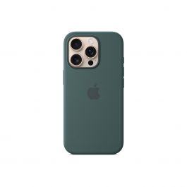 Apple silikonový kryt s MagSafe na iPhone 16 Pro - jezerně zelený
