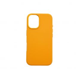 Kožený MagSafe kryt pro iPhone 16 Dviced – oranžový