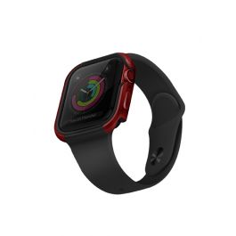 Kovový kryt na Apple Watch UNIQ Valencia 44mm - červený