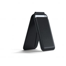 Magnetický stojánek s peněženkou pro iPhone Satechi - černý