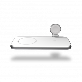 MagSafe hliníková bezdrátová nabíječka ZENS  45W 4 v 1 - bílá