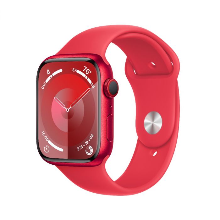 Apple Watch Series 9 GPS + Cellular 45mm (PRODUCT)RED hliníkové pouzdro s  (PRODUCT)RED sportovním řemínkem - M/L