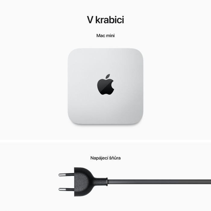 Mac mini, Apple M2 8jádrové CPU, 10jádrové GPU, 8GB, 512GB SSD - | iSTYLE