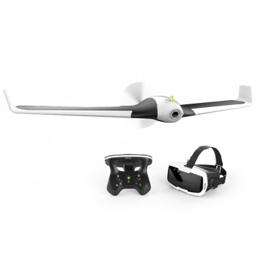 Dron s dálkovým ovladačem a virtuálními brýlemi Parrot Disco FPV