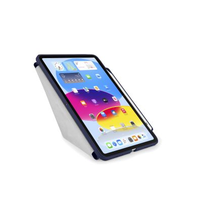 Polohovatelné pouzdro pro iPad 10. gen Pipetto Origami Pencil Case - tmavě modré