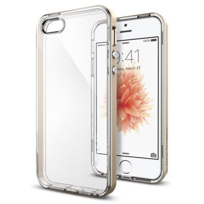 Kryt na iPhone SE / 5s / 5 Spigen Neo Hybrid Crystal - zlatý