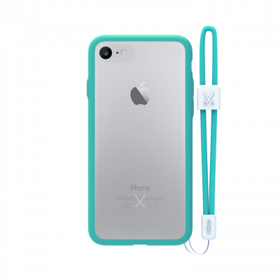 PHILO slim, ultra tenké bumper pouzdro pro iPhone 7 Plus, světle modré