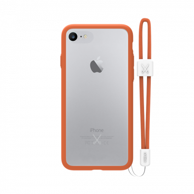 PHILO slim, ultra tenké bumper pouzdro pro iPhone 7, oranžové