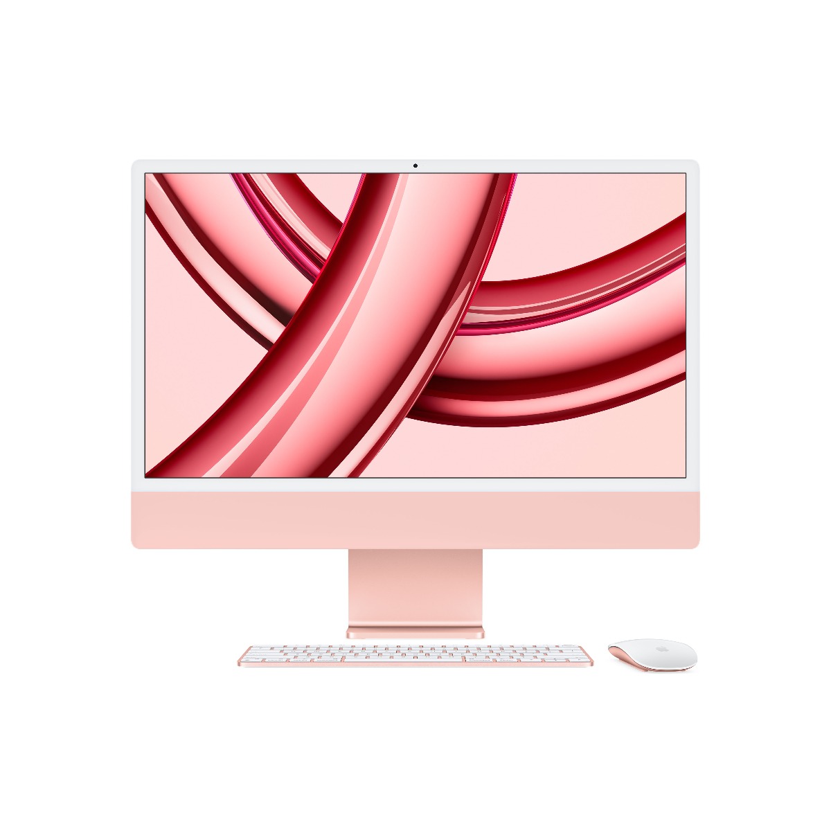 iMac 24" 4.5K displej, Apple M3 8jádrové CPU, 8jádrové GPU, 8GB, 256GB SSD, CZ - růžový