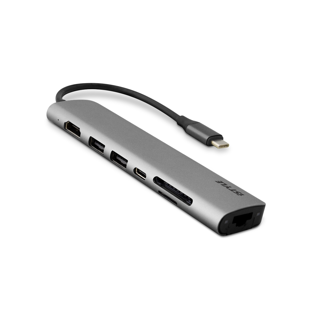 iSTYLE USB-C HUB Multimedia 2020 - vesmírně šedý K-PL9915112100040