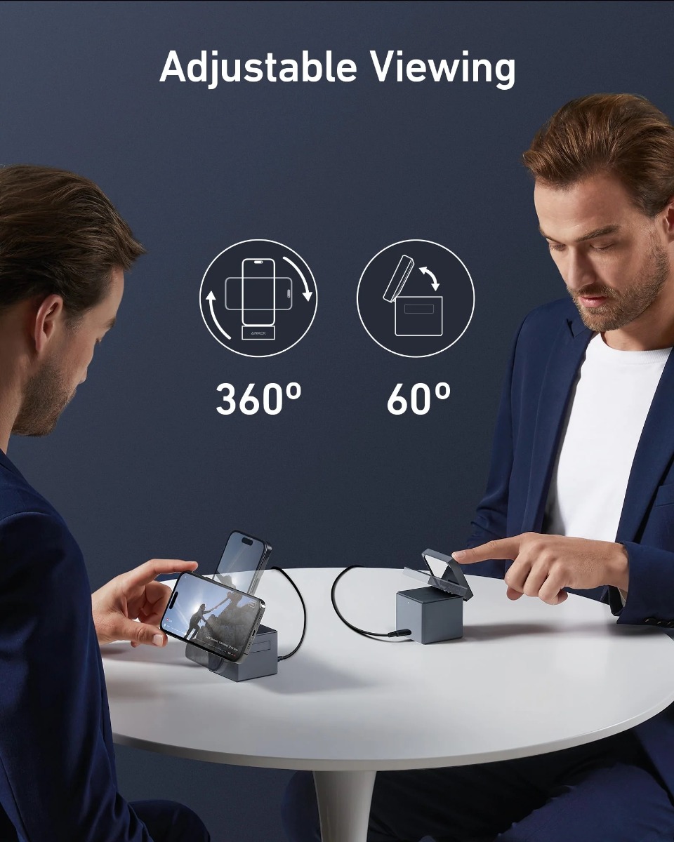 MagSafe bezdrátová nabíječka Anker 3in1 Cube MagGo | iSTYLE