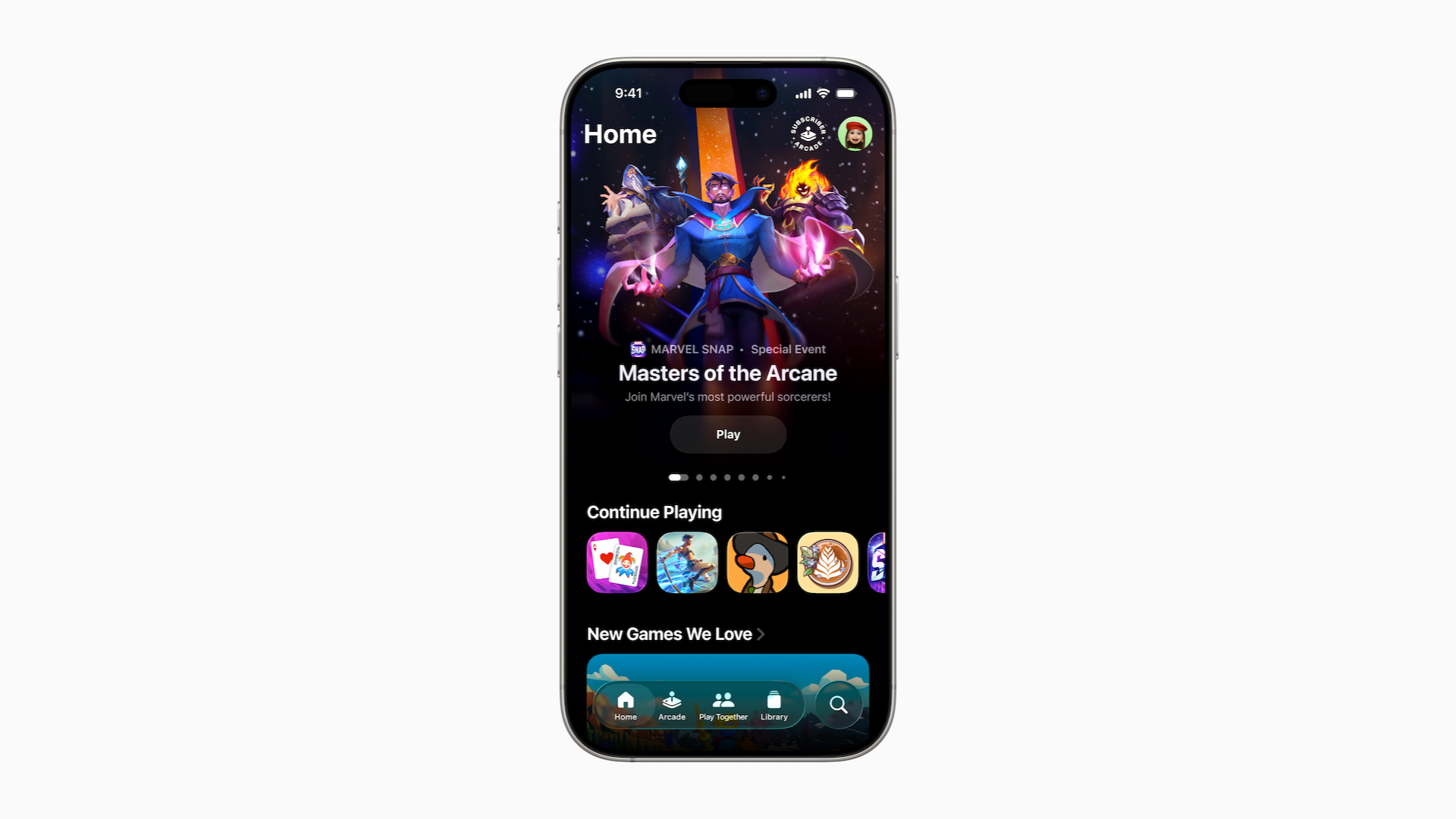 Příchod Apple Games