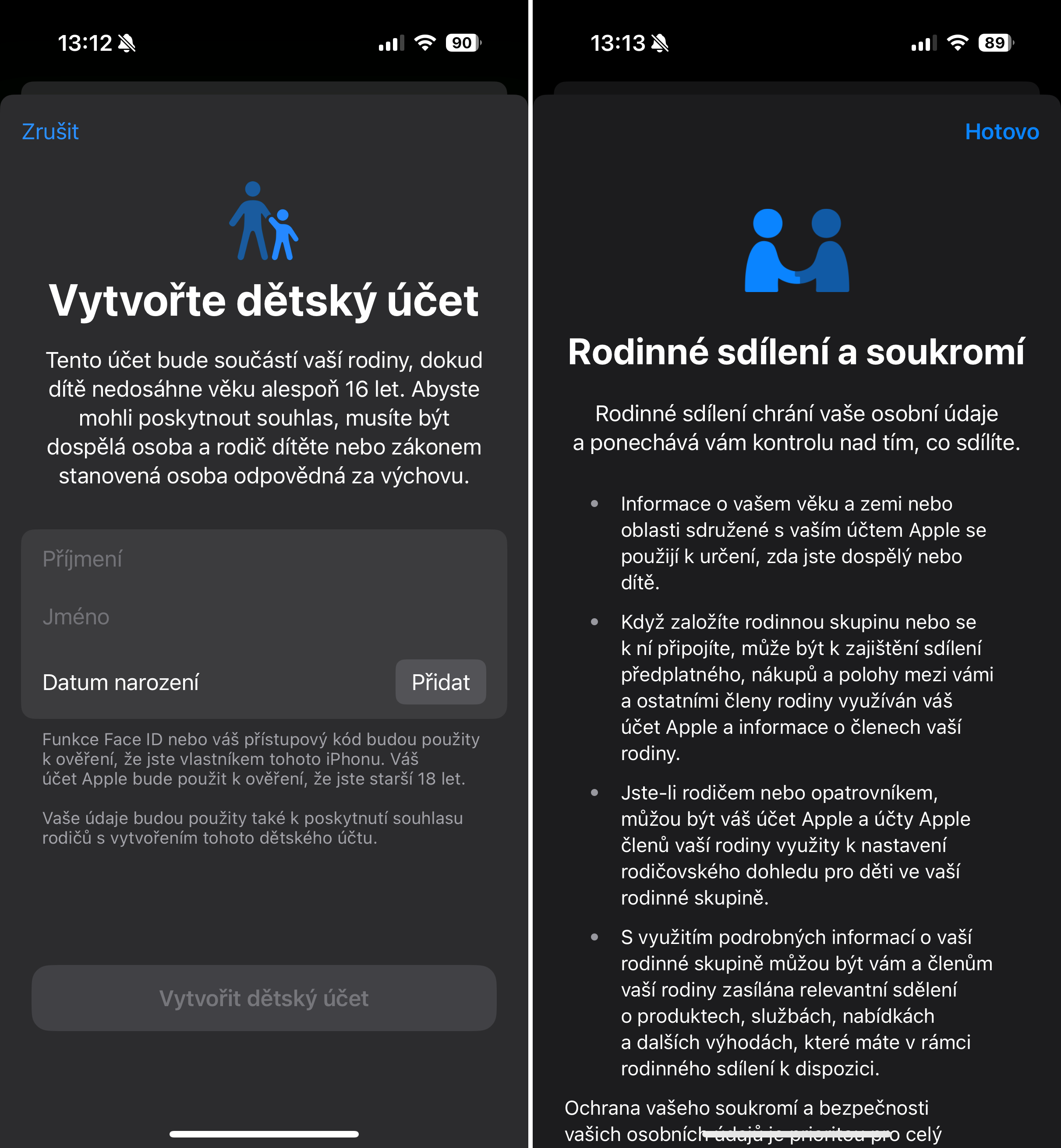 Nastavení rodičovské kontroly na iPhone