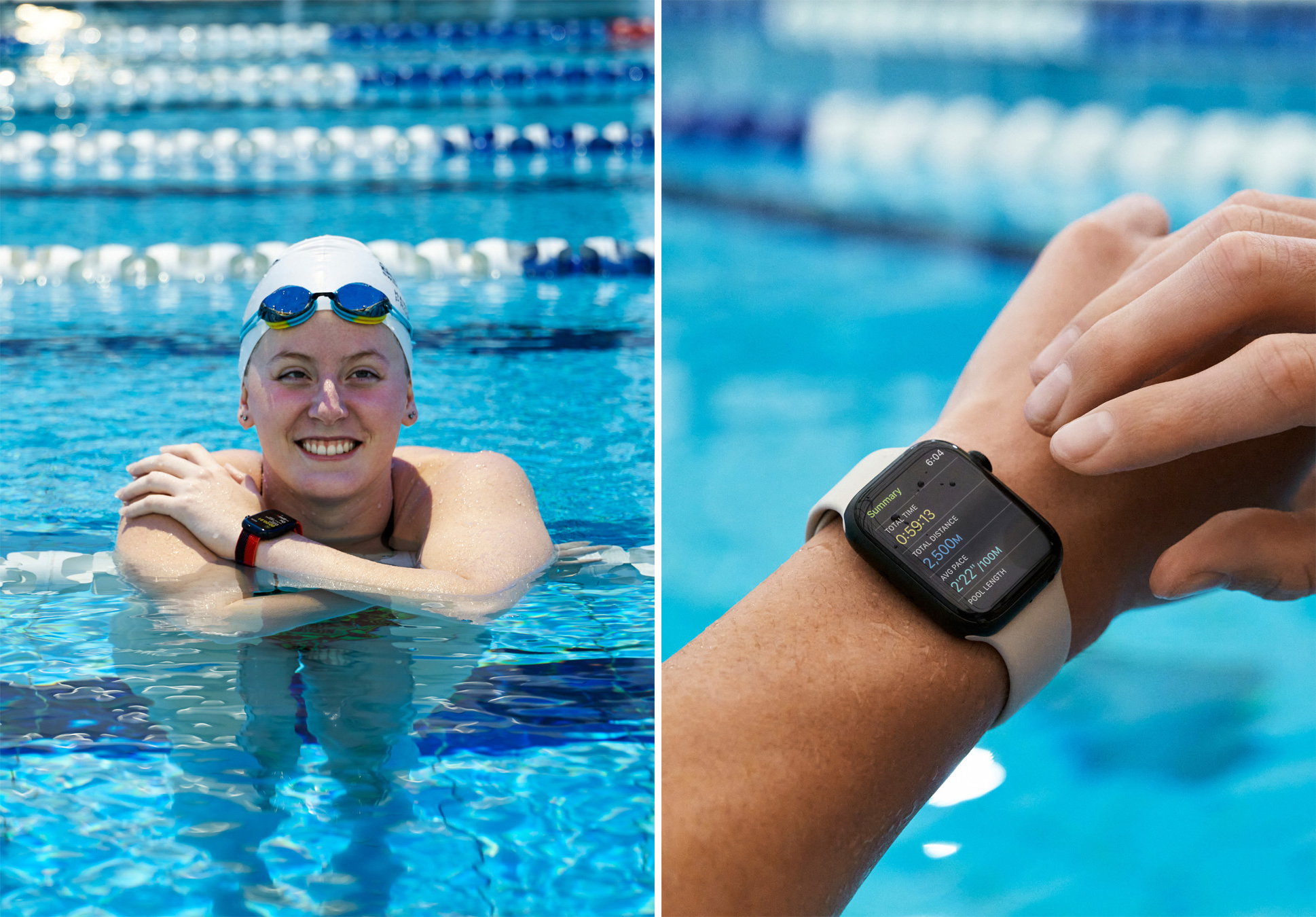 Plavecký trénink s Apple Watch