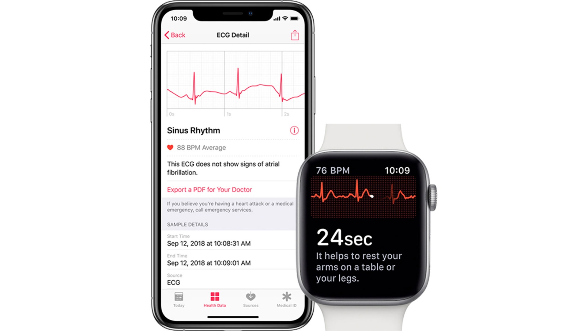 Jak funguje EKG na Apple Watch?