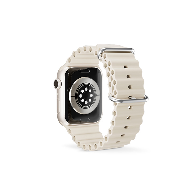 Řemínek pro Apple Watch 42/44/45/49 mm Epico Watch Strap Ocean - béžový