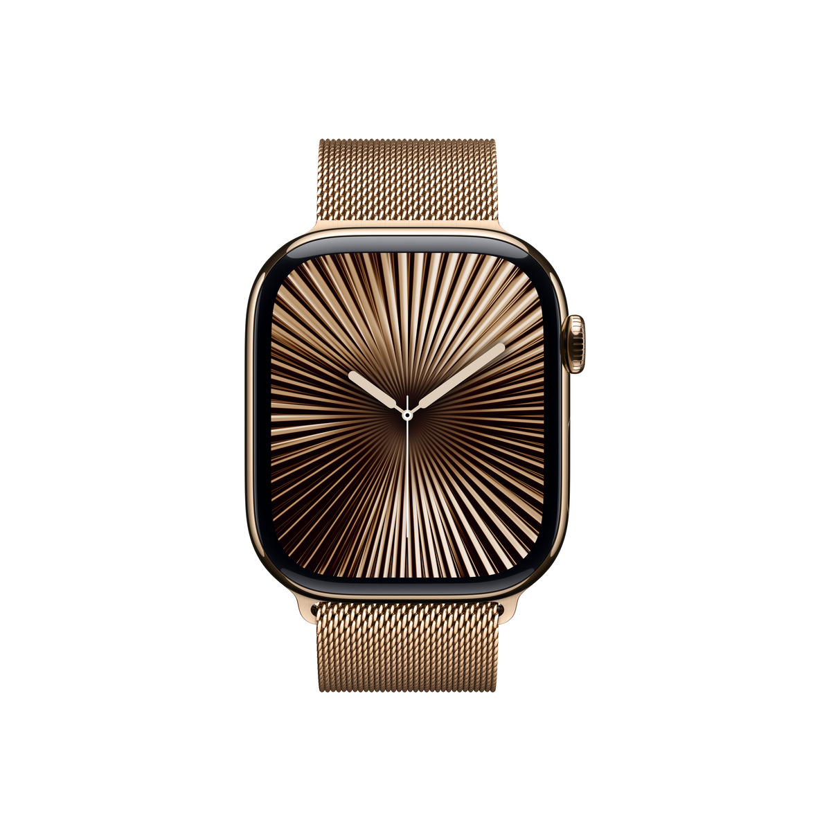 Apple Watch 44/45/46/49mm zlatý milánský tah – M/L