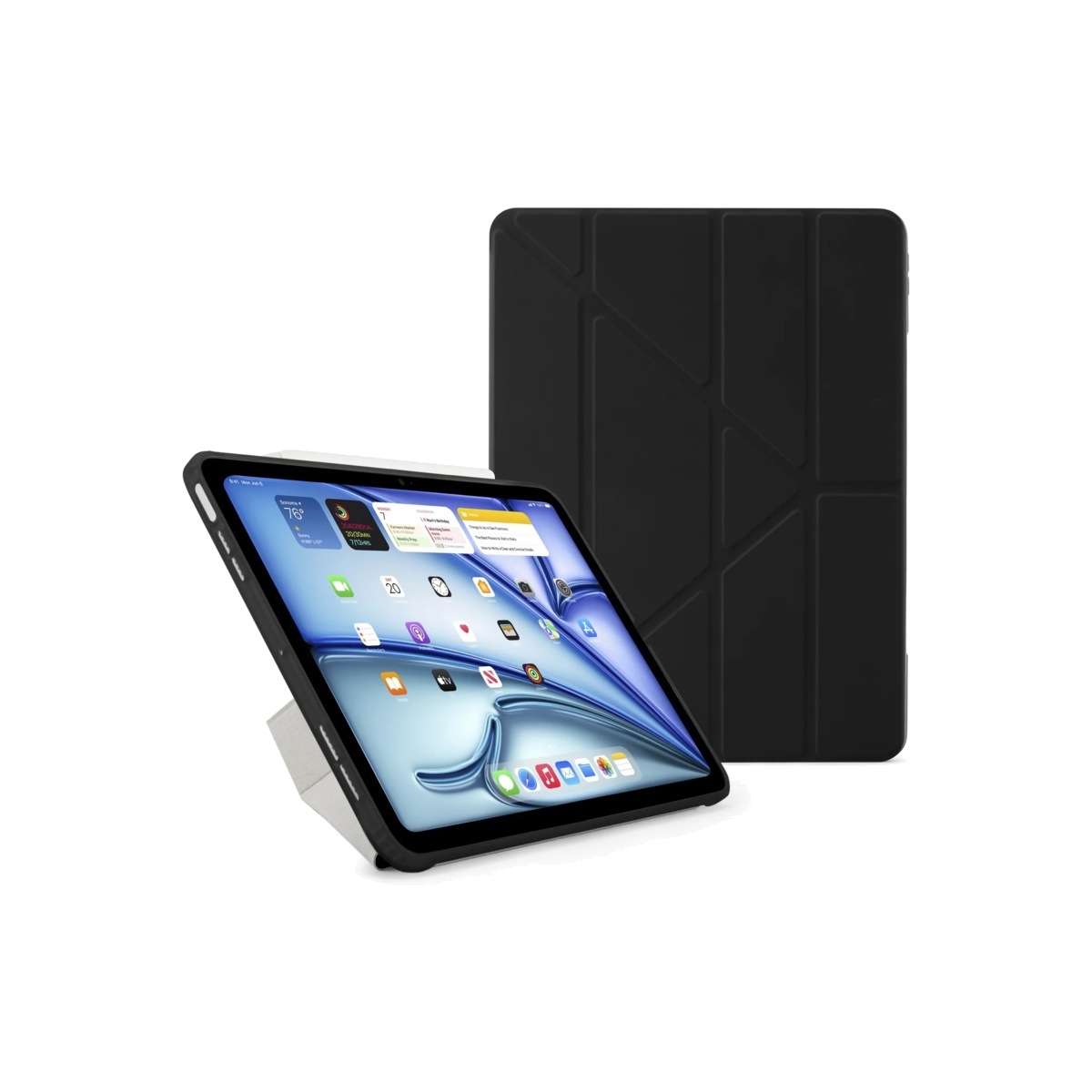 Pipetto Origami No1 Original Case Black iPad Air 13 2024 P052-49-AE