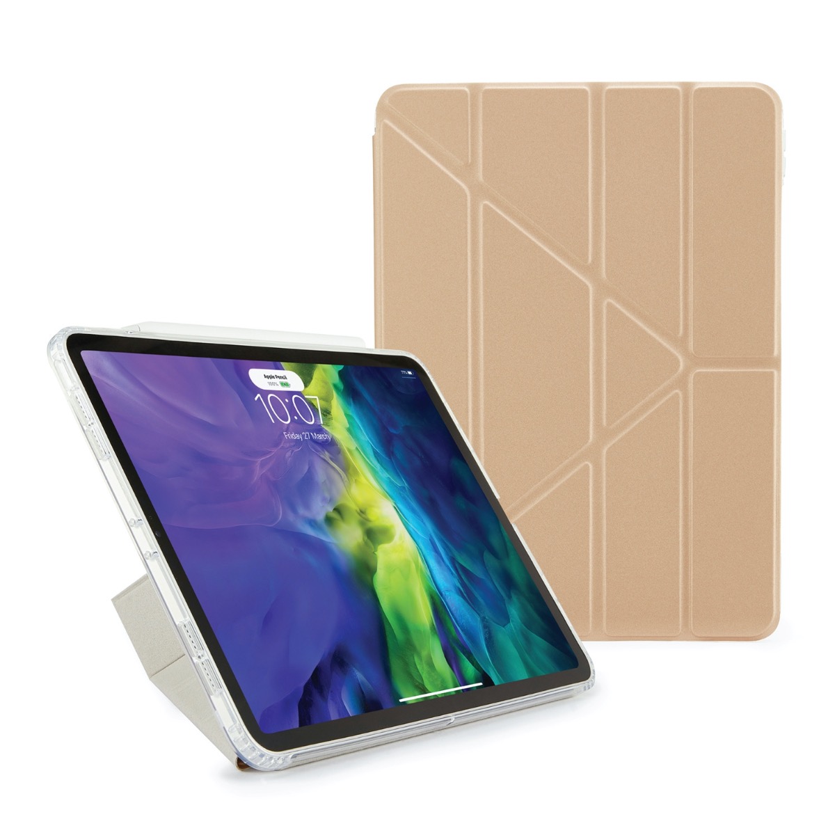 PI Metallic Origami PIP045-58C-Q pro iPad Air 10.9" (2020) zlatý