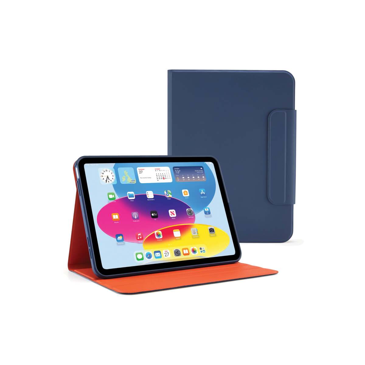 Pipetto Origami No5 Rotating Folio Case Dark Blue iPad Air 11 2024 / iPad Air 10.9 2022/2020 P059-113-AD