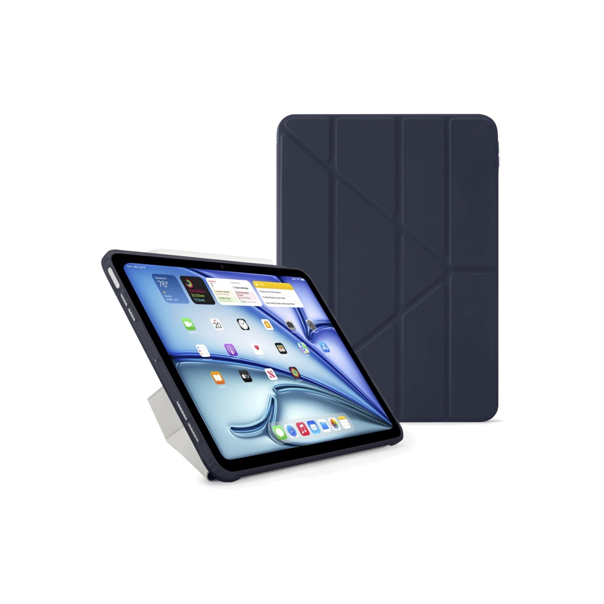 Pipetto Origami No1 Original Case Dark Blue iPad Air 13 2024 P052-113-AE