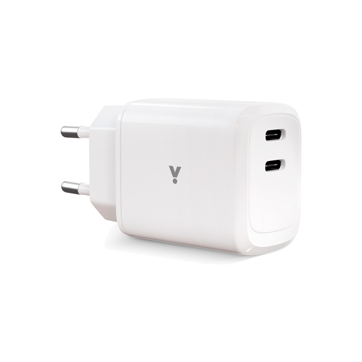 Duální nabíječka iSTYLE 45W - bílá