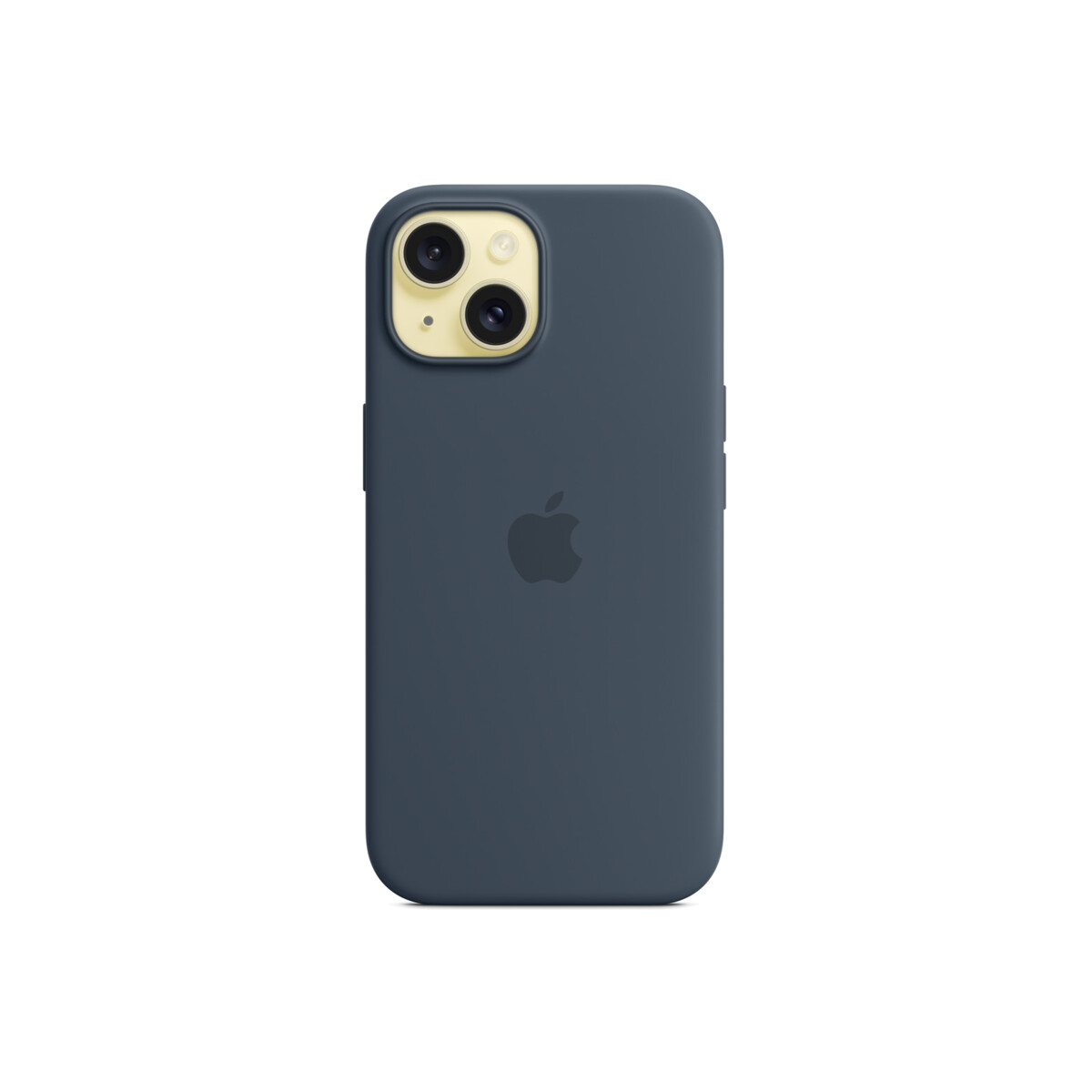 Apple iPhone 15 Silicone Case with MagSafe - Storm Blue MXPF3ZM/A